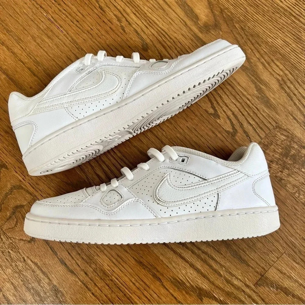 Nike Son Of Force Low Top Triple White casual court shoes women’s size 9 - Picture 5 of 14